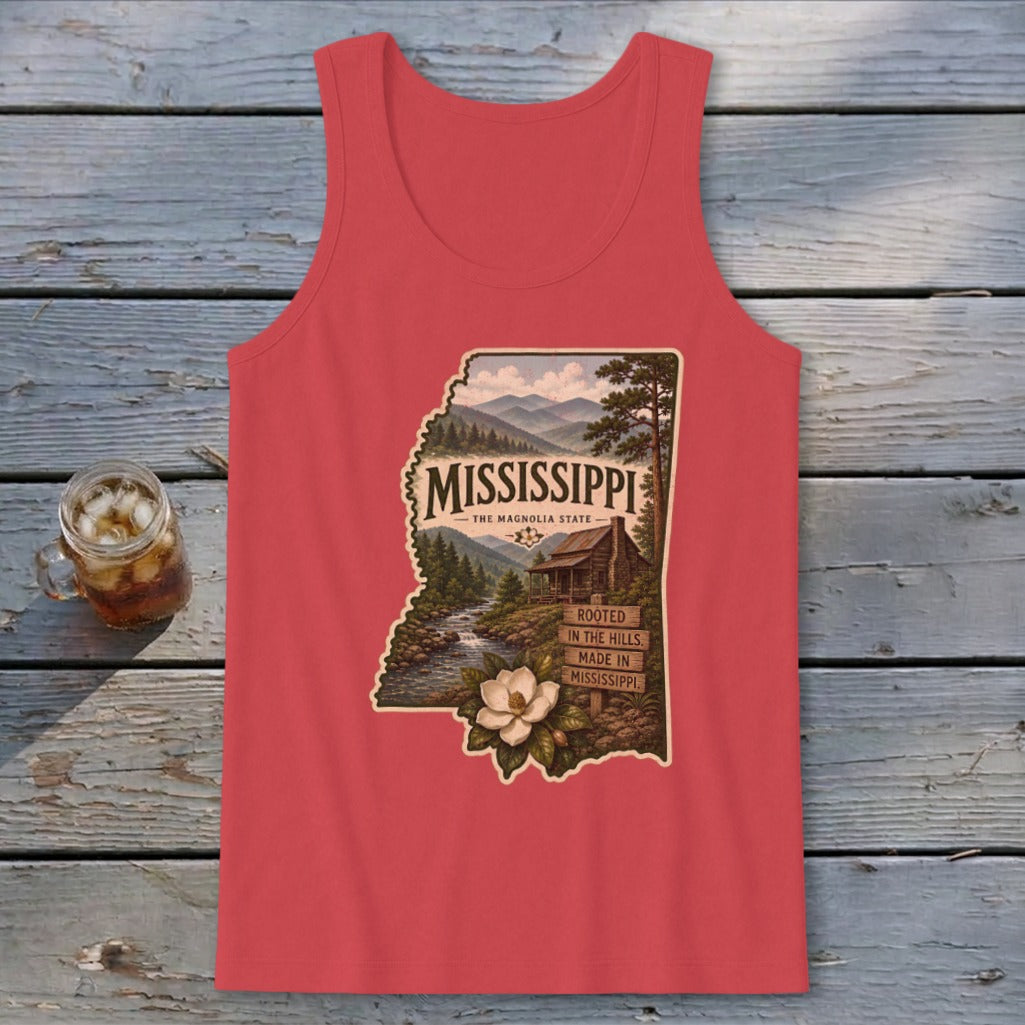 Mississippi Homeplace Scene Tank Top
