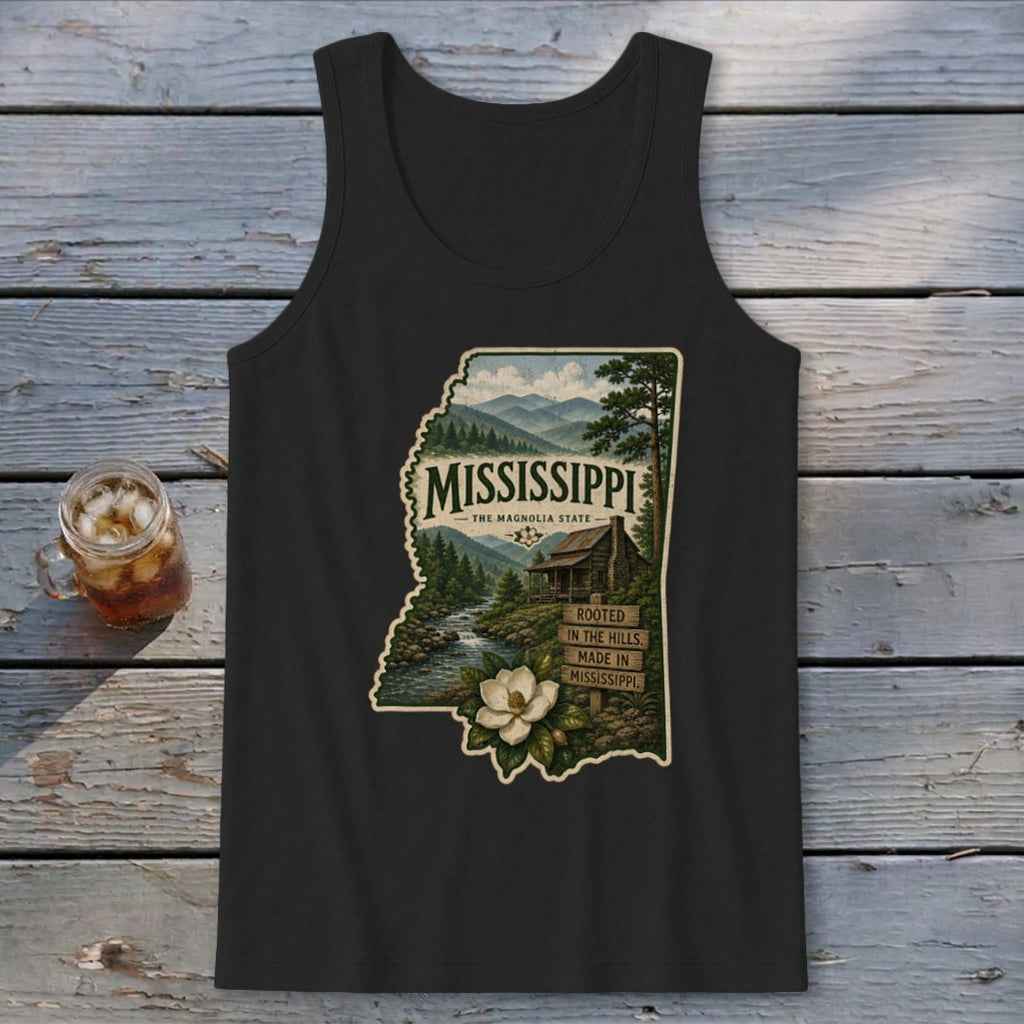 Mississippi Homeplace Scene Tank Top