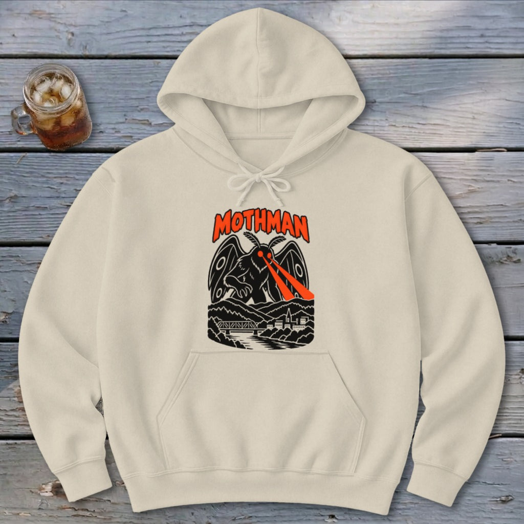 Mothman Over the Ohio Hoodie