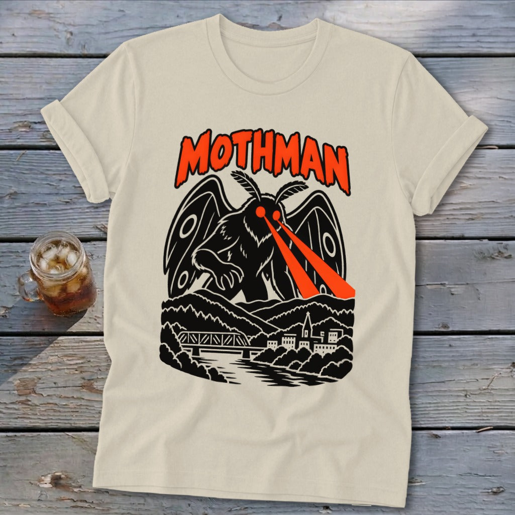 Mothman Over the Ohio Softstyle Tee