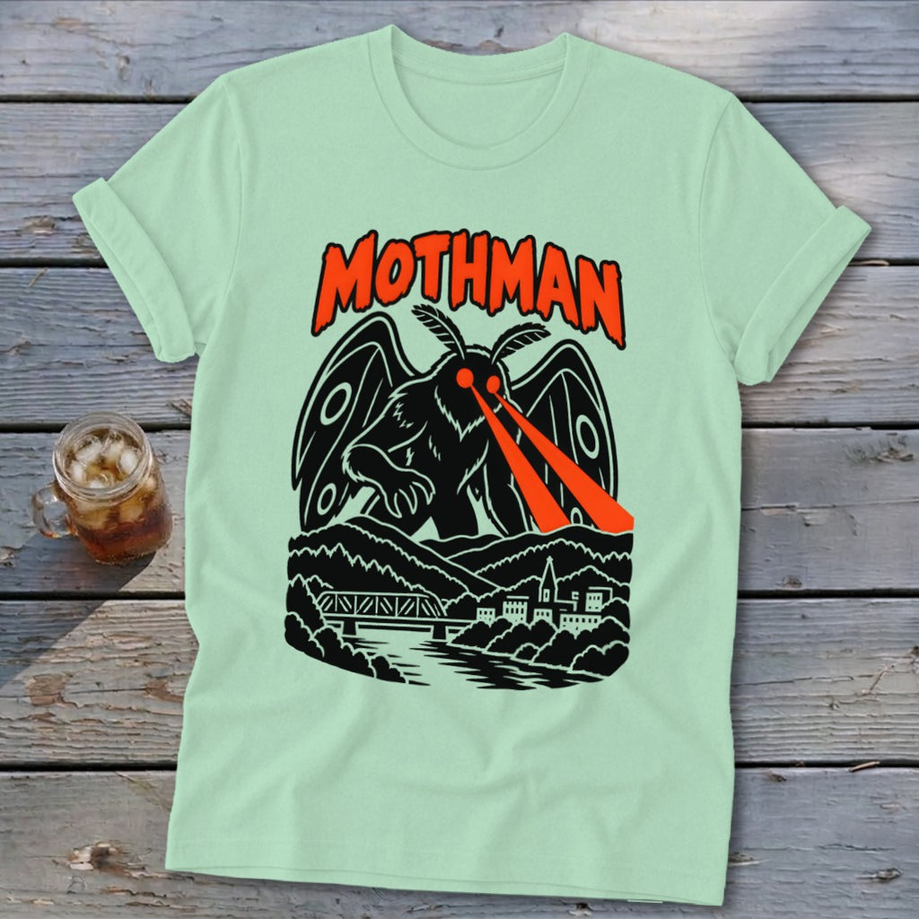 Mothman Over the Ohio Softstyle Tee