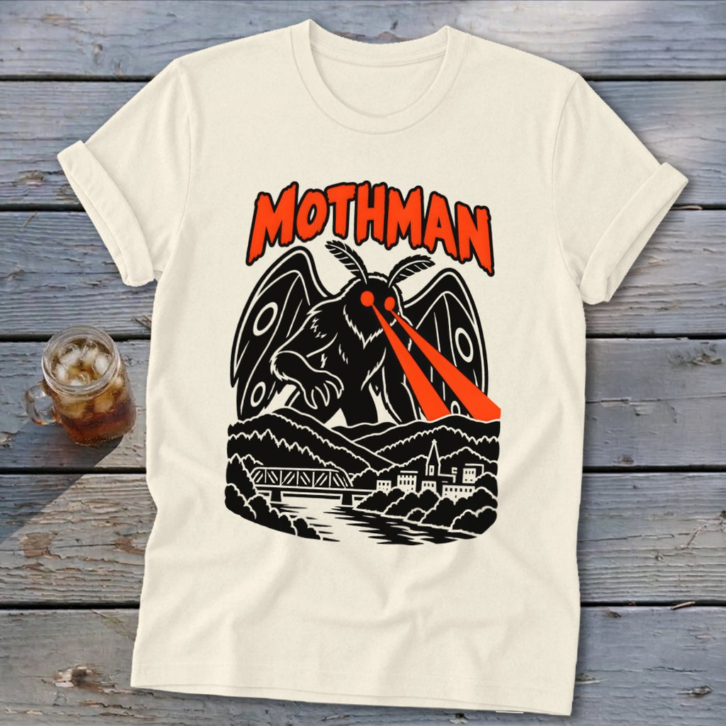 Mothman Over the Ohio Softstyle Tee