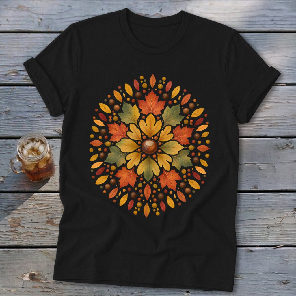 Mountain Fall Mandala Softstyle Tee