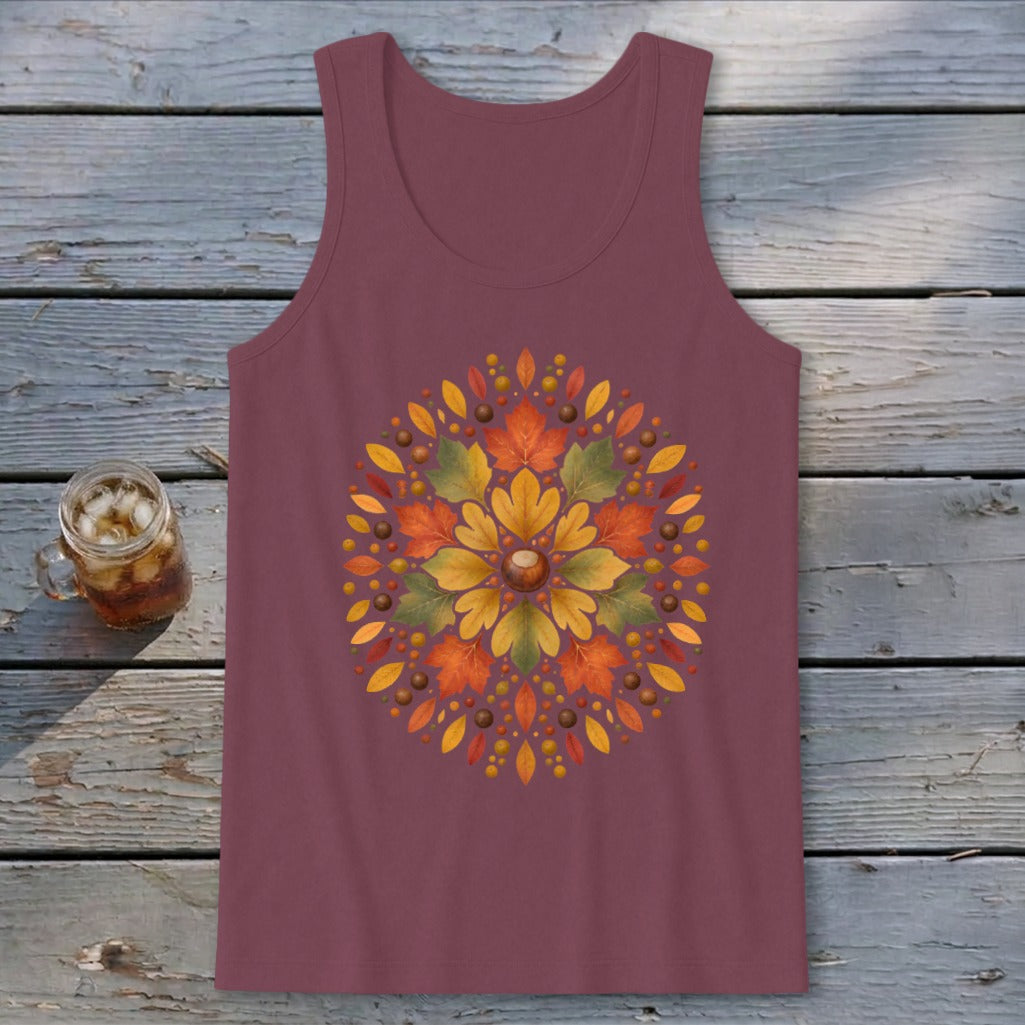 Mountain Fall Mandala Tank Top