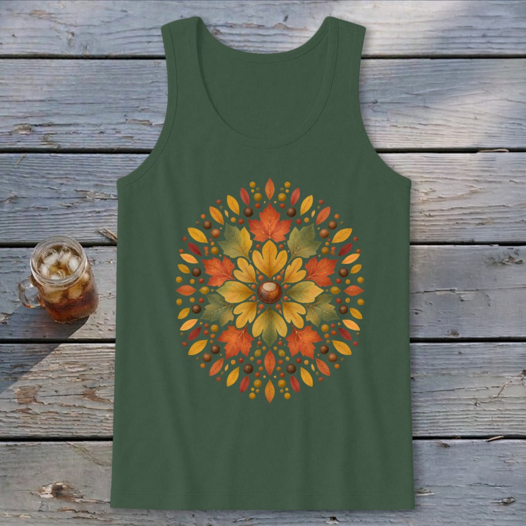 Mountain Fall Mandala Tank Top