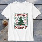 Mountain Merry V-neck