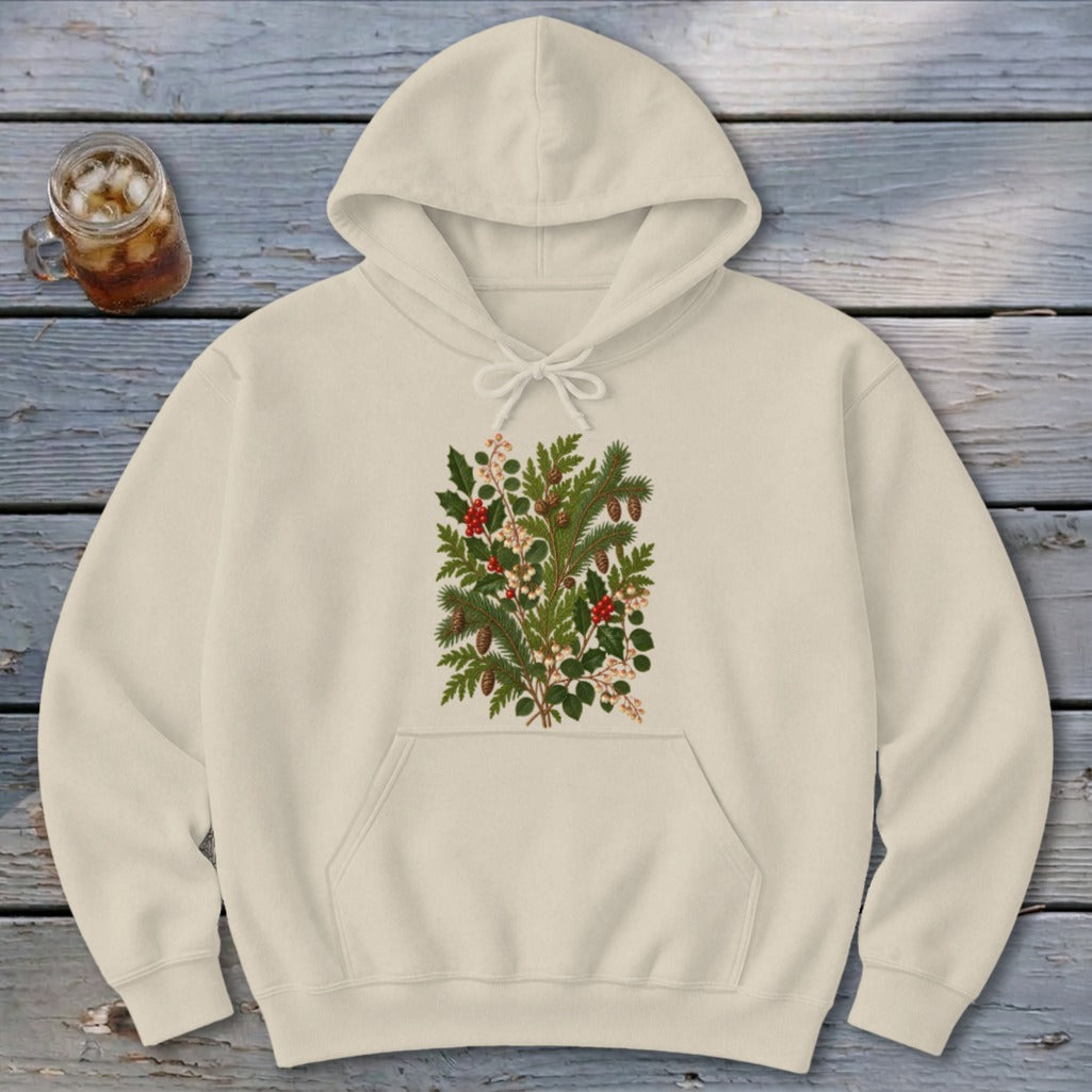 Mountain Winter Greens Hoodie
