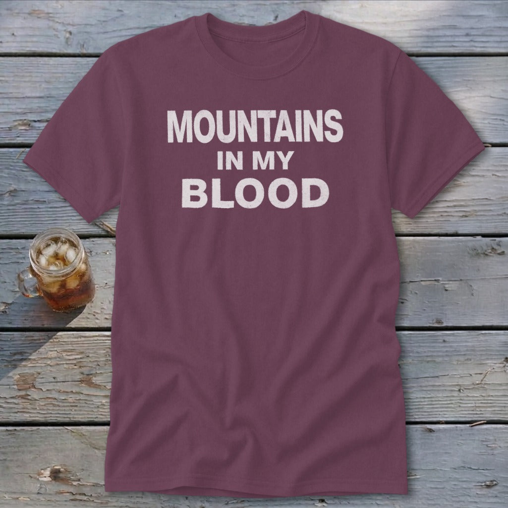 Mountains In My Blood Classic Tee