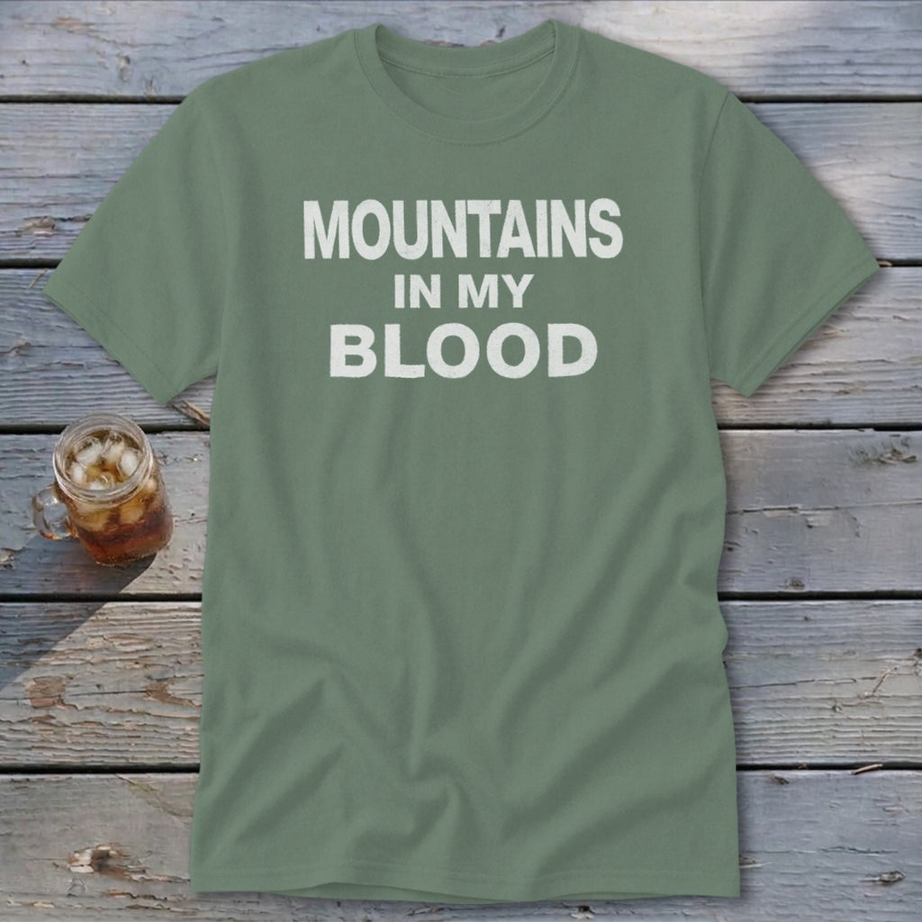 Mountains In My Blood Classic Tee