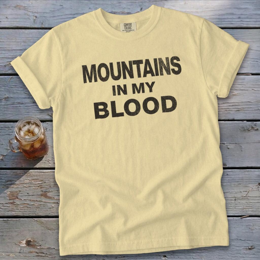 Mountains In My Blood Signature Tee