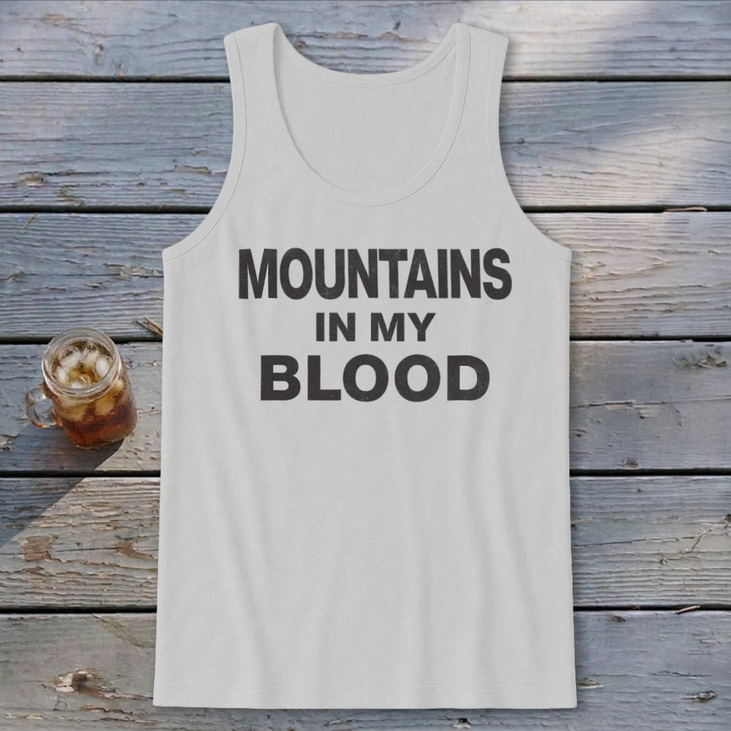 Mountains In My Blood Tank Top