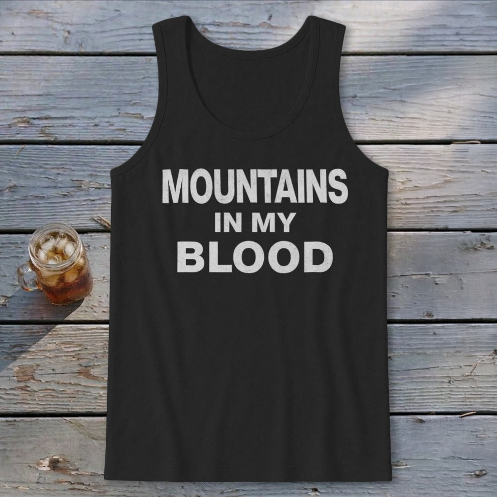 Mountains In My Blood Tank Top