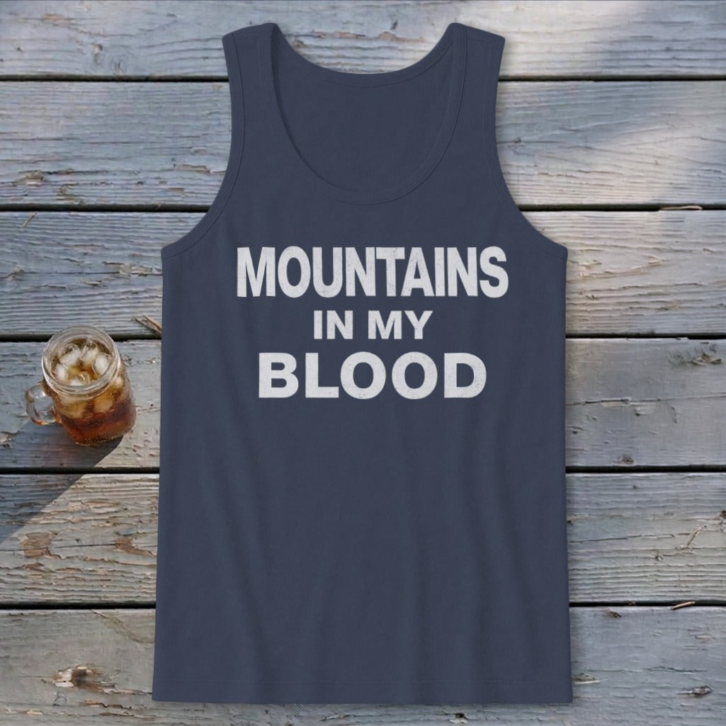 Mountains In My Blood Tank Top