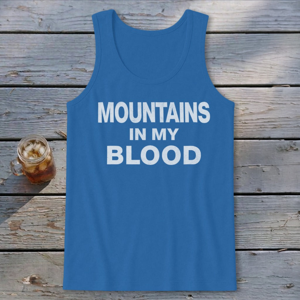 Mountains In My Blood Tank Top