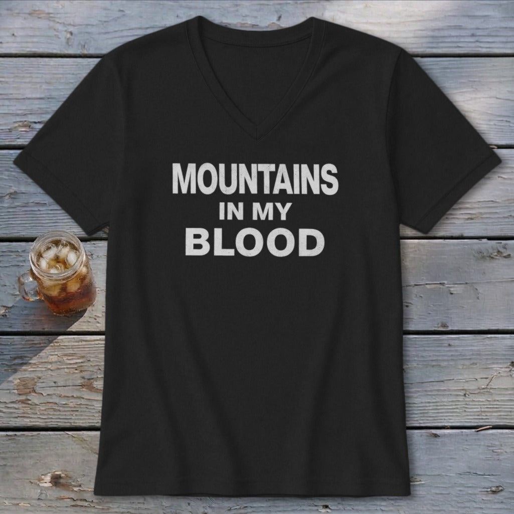 Mountains In My Blood V-neck
