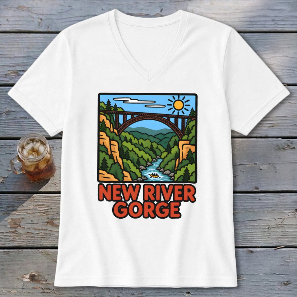 New River Gorge V-neck
