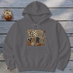 New York Faux Chenille Fall Patch Hoodie