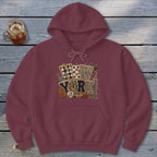 New York Faux Chenille Fall Patch Hoodie