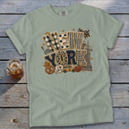 New York Faux Chenille Fall Patch Signature Tee