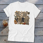 New York Faux Chenille Fall Patch Softstyle Tee