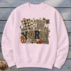New York Faux Chenille Fall Patch Sweatshirt