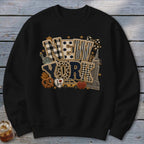New York Faux Chenille Fall Patch Sweatshirt