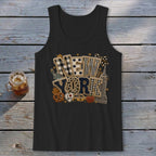 New York Faux Chenille Fall Patch Tank Top