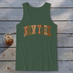 New York Faux Embroidery Letters Tank Top
