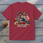New York Faux Patchwork Pumpkin Youth Tee