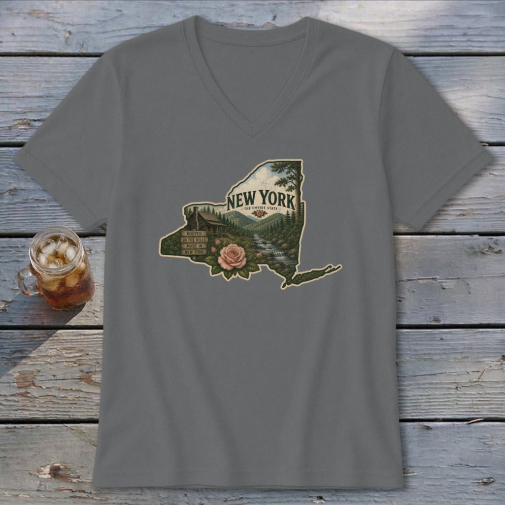 New York Homeplace Scene V-neck