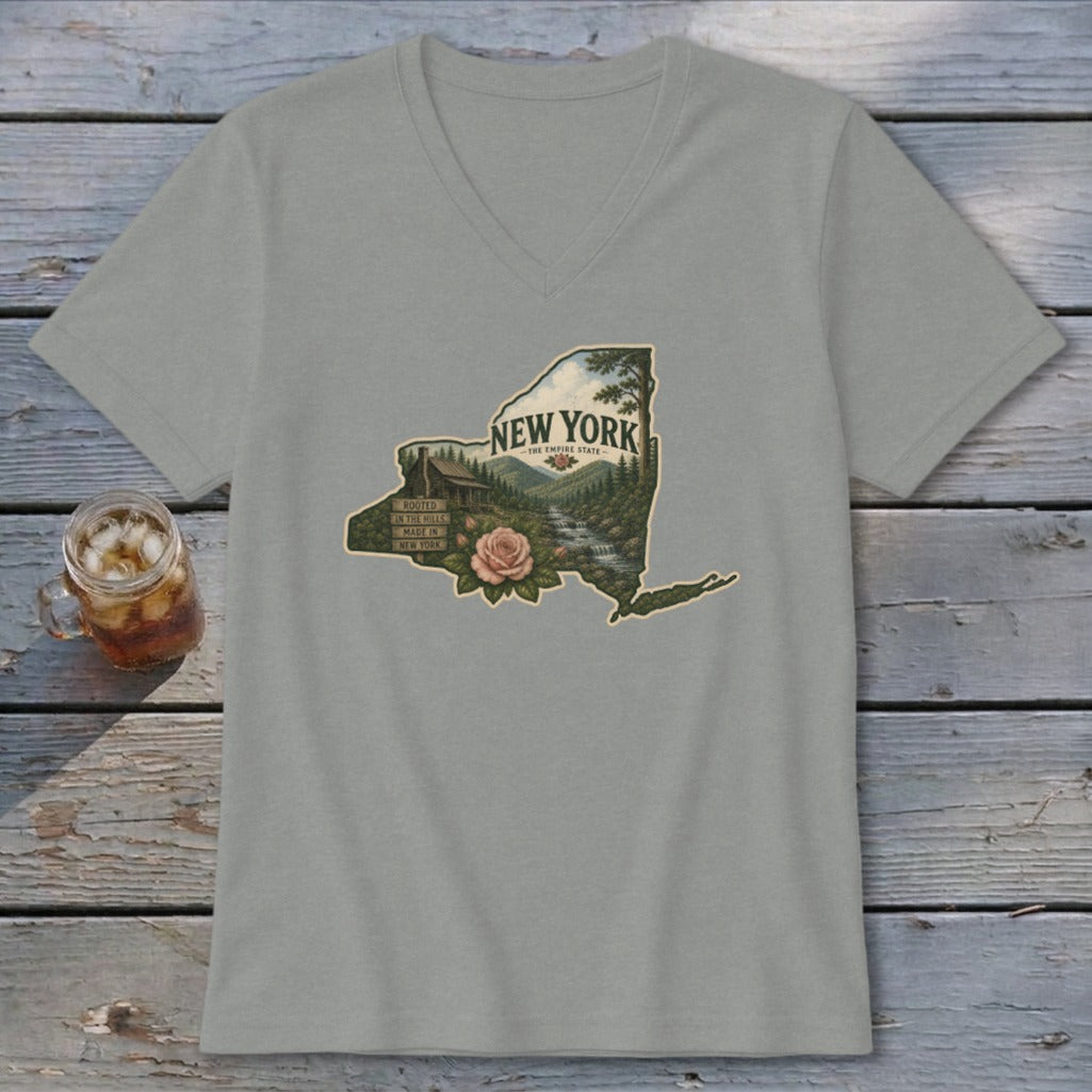 New York Homeplace Scene V-neck
