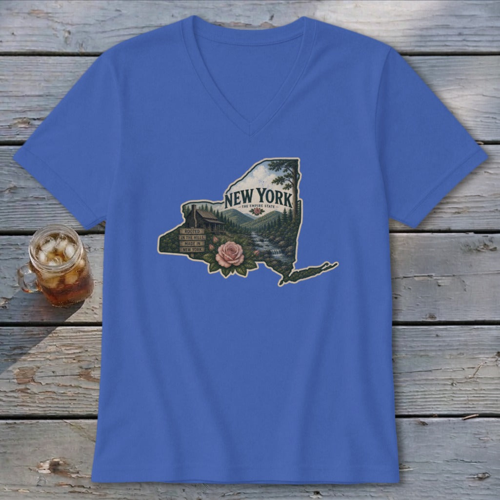 New York Homeplace Scene V-neck