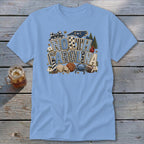 North Carolina Faux Chenille Fall Patch Classic Tee