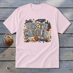 North Carolina Faux Chenille Fall Patch Youth Tee