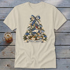 North Carolina Faux Patchwork Christmas Tree Classic Tee