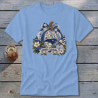 North Carolina Faux Patchwork Pumpkin Classic Tee