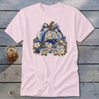 North Carolina Faux Patchwork Pumpkin Classic Tee