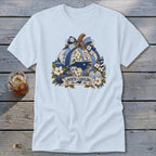 North Carolina Faux Patchwork Pumpkin Classic Tee