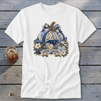 North Carolina Faux Patchwork Pumpkin Classic Tee