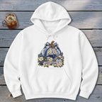 North Carolina Faux Patchwork Pumpkin Hoodie