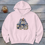 North Carolina Faux Patchwork Pumpkin Hoodie