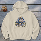 North Carolina Faux Patchwork Pumpkin Hoodie