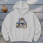 North Carolina Faux Patchwork Pumpkin Hoodie