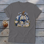 North Carolina Faux Patchwork Pumpkin Softstyle Tee