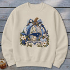 North Carolina Faux Patchwork Pumpkin Sweatshirt
