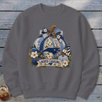 North Carolina Faux Patchwork Pumpkin Sweatshirt