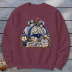 North Carolina Faux Patchwork Pumpkin Sweatshirt