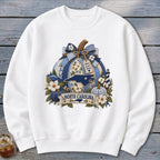North Carolina Faux Patchwork Pumpkin Sweatshirt