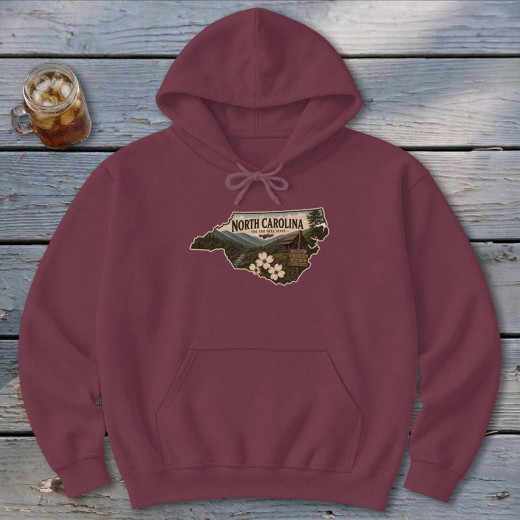 North Carolina Homeplace Scene Hoodie