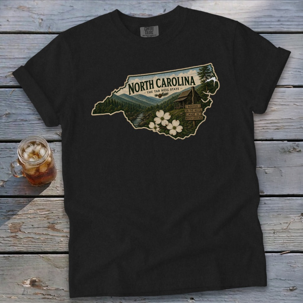 North Carolina Homeplace Scene Signature Tee
